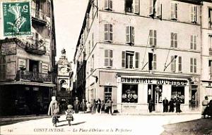 1632- Constantine - Place d'Orleans et Prefecture-1908- 